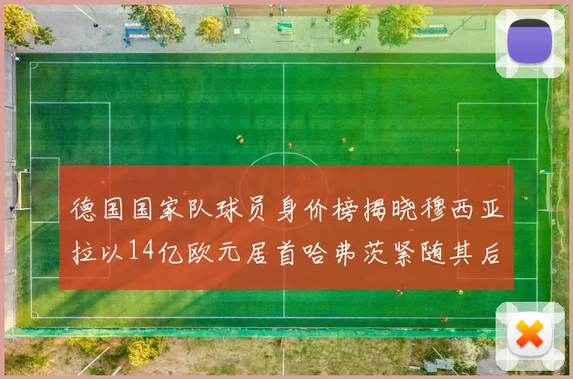 德国国家队球员身价榜揭晓穆西亚拉以14亿欧元居首哈弗茨紧随其后